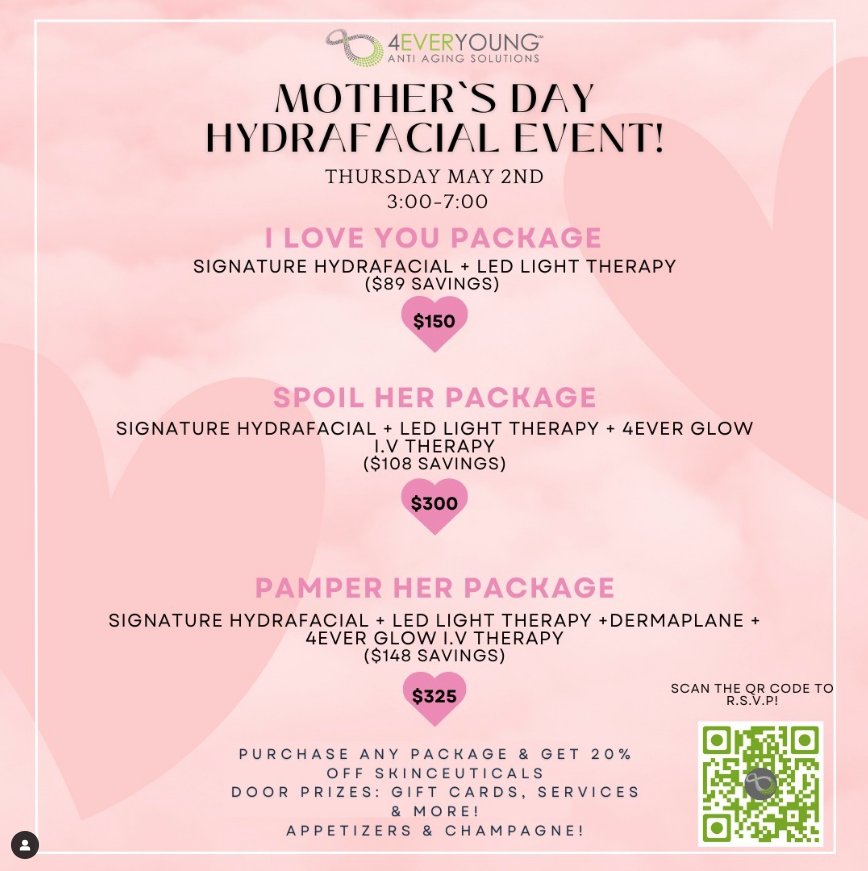 Mother's Day Hydra Facial Event
