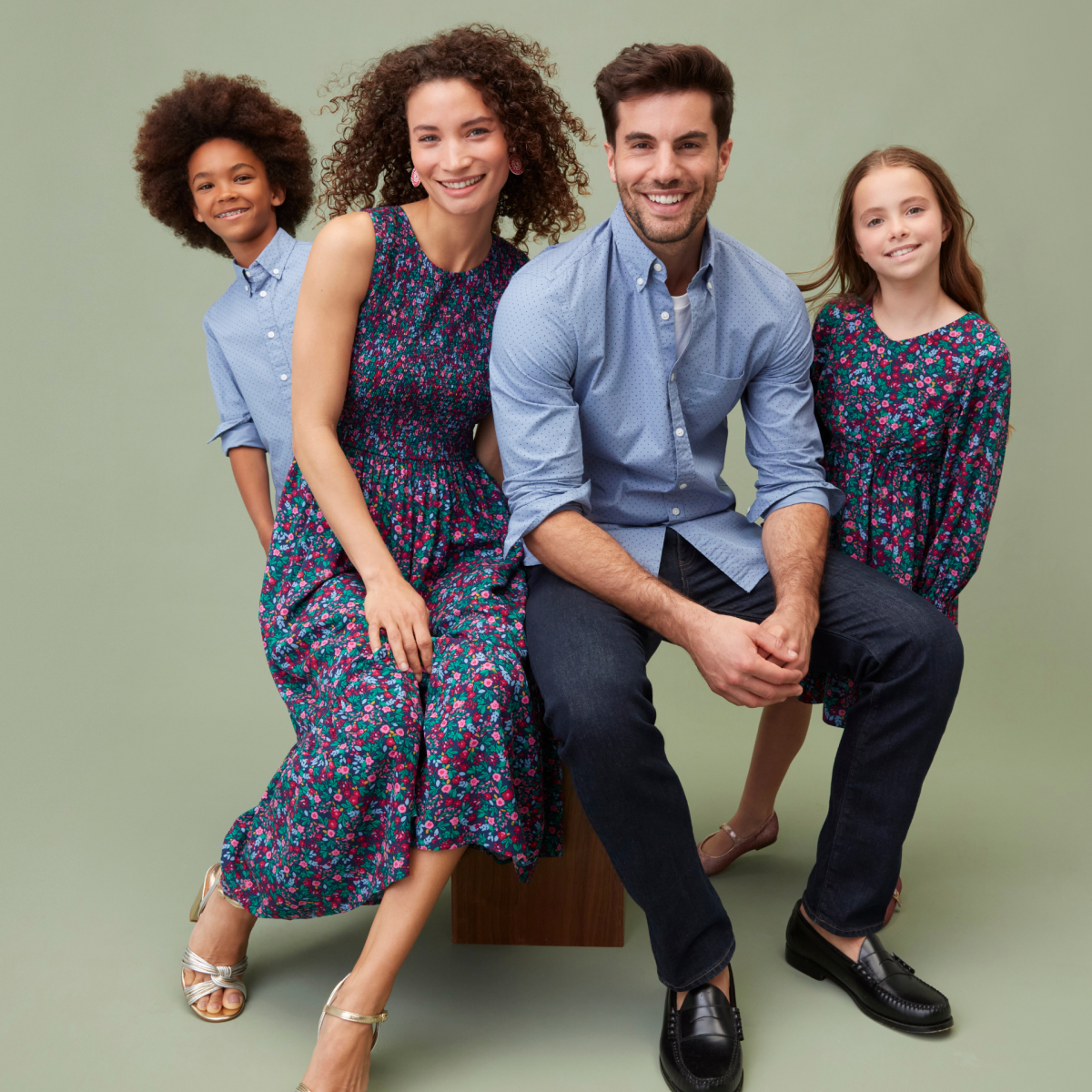 J.Crew Factory clothes on family