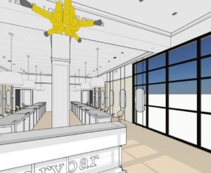 Drybar Clay Terrace renderings