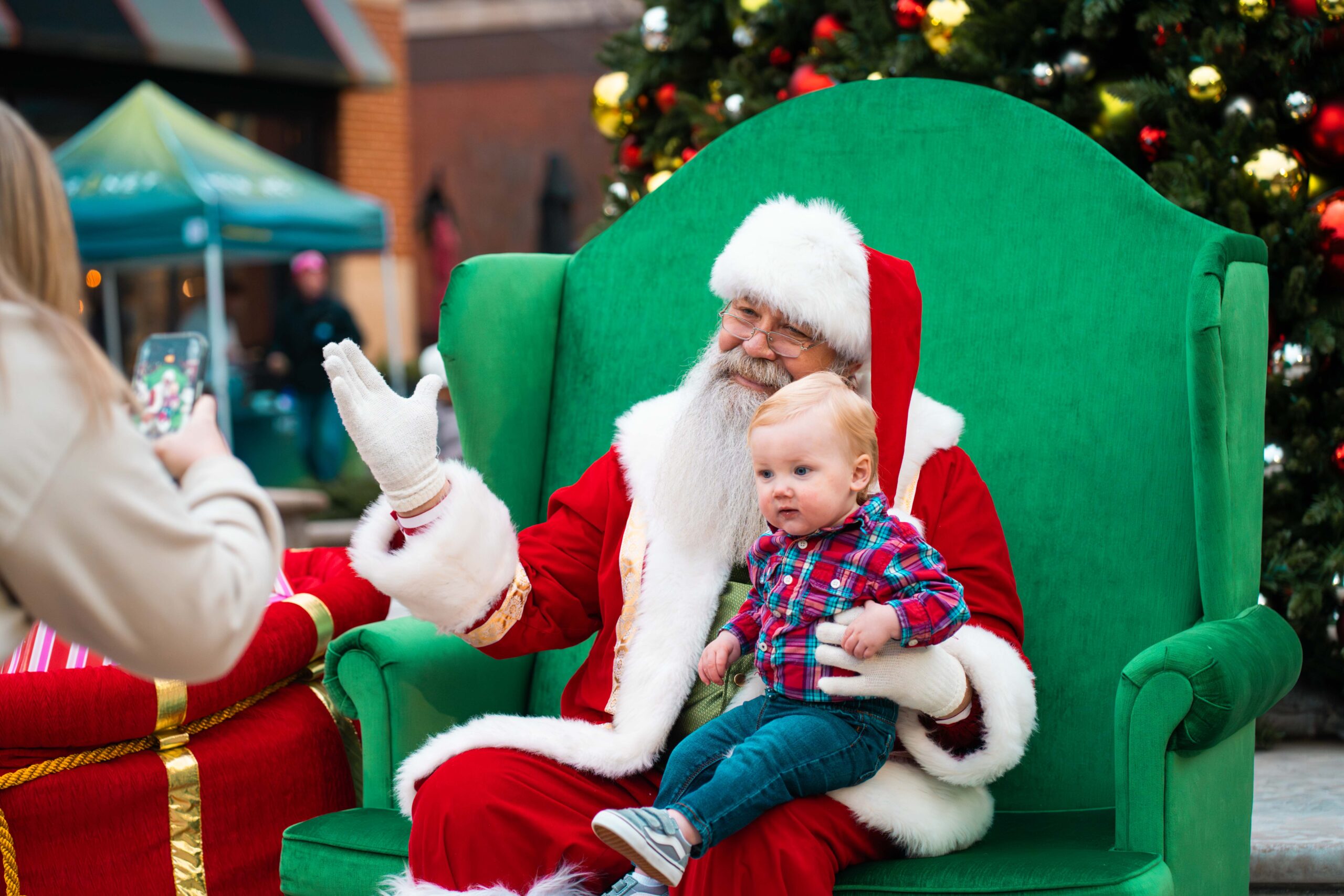 Santa Soiree Santa with Child