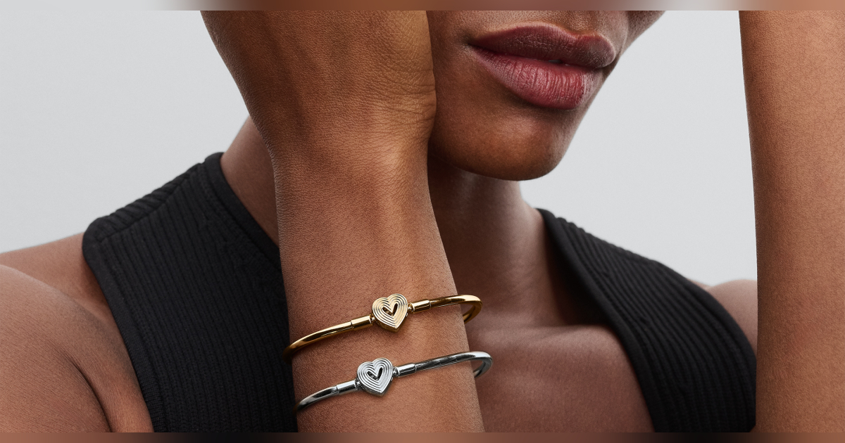 Two bracelets on wrist