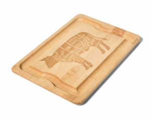 Sur La Table Wood Engraved Cutting Board